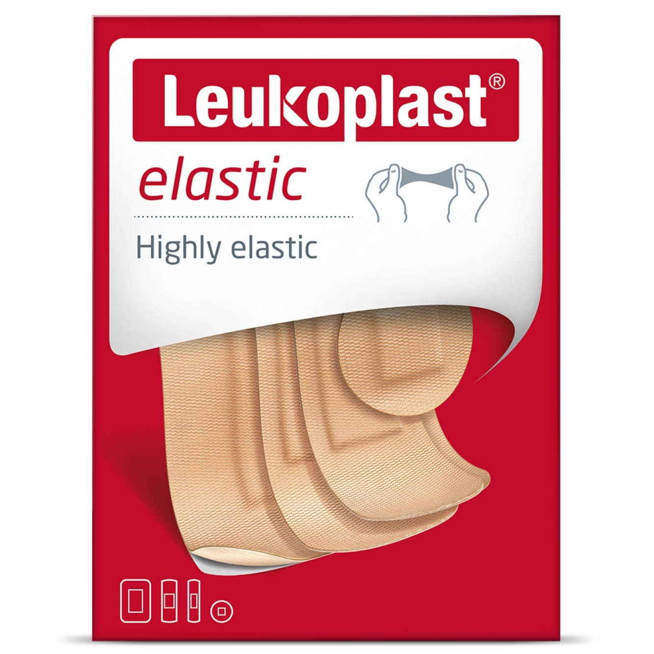 Leukoplast Elastic - 40 pcs - Assorted sizes - BSN