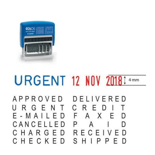 COLOP Self Inking Dial-A-Phrase Dater S120WD - Discontinued