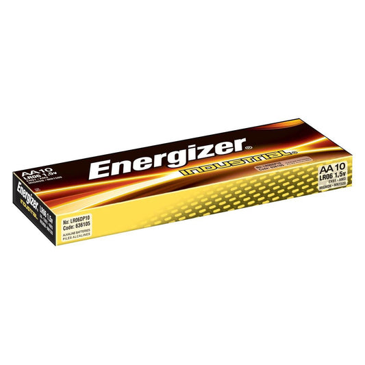 Energizer Industrial AA Batteries (Pack of 10) - Energizer
