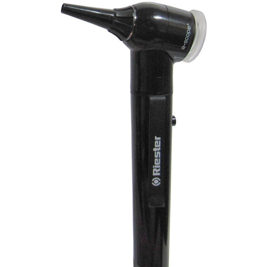 Riester e-scope Fibre Optic Otoscope - Black - 