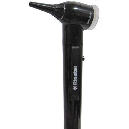 Riester e-scope Fibre Optic LED Otoscope - Black - 