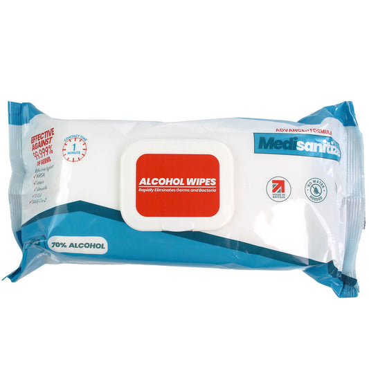 Pack of 200 Medisanitize 70% Alcohol Wipes