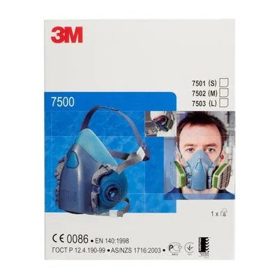 3M Reusable Half Face Mask - Medium x 1