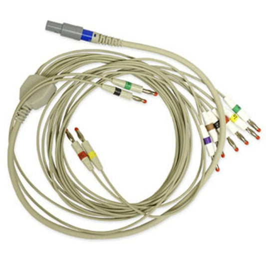 Patient Cable PRO, X Long, banana, AHA coded - Welch Allyn