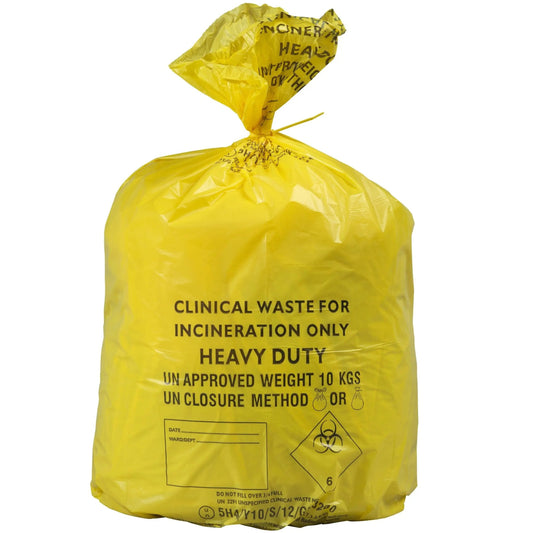 Yellow - Bulk Carriage Bag - Large 90L - Roll of 10