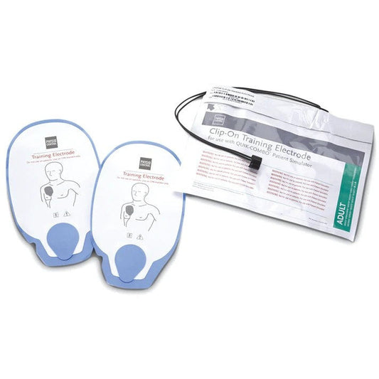 AED Trainer Quik-Combo Training Electrodes - Pack of 5