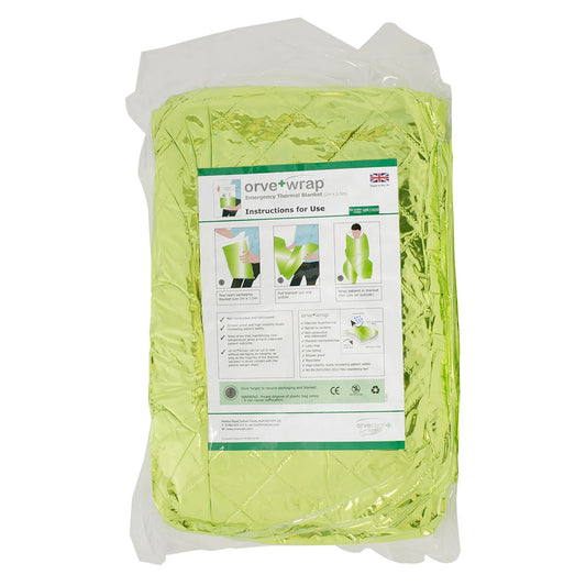 Orve + Wrap Thermal Warming Blanket - Green - 1.5m x 2m - St John