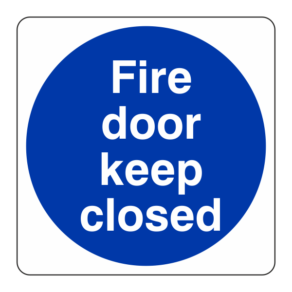 Fire Door Keep Closed Sign - Medisigns