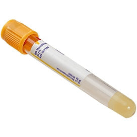BD Vacutainer plastic SST II advance tube, yellow, 5ml 13mm x100