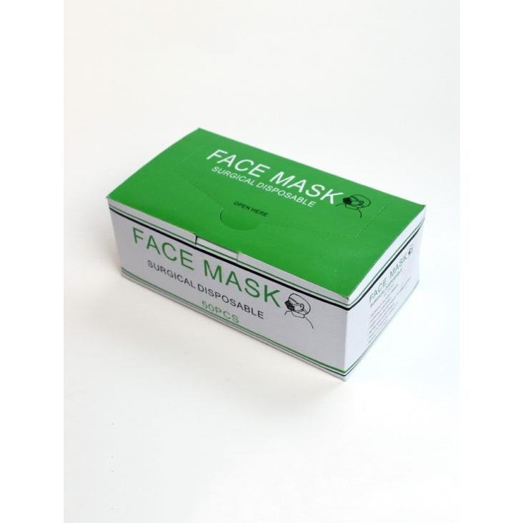 Microsafe Medical Face Masks 3ply Ear Looped (Pack of 50) Medisave UK