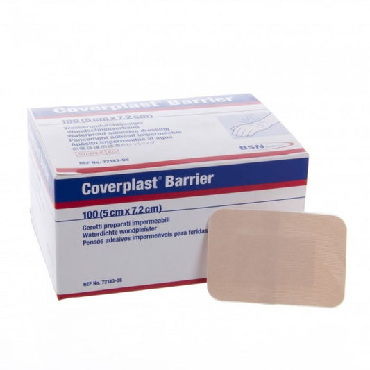 Coverplast Barrier First Aid Dressings 7.2cm x 2.2cm x 100 - BSN