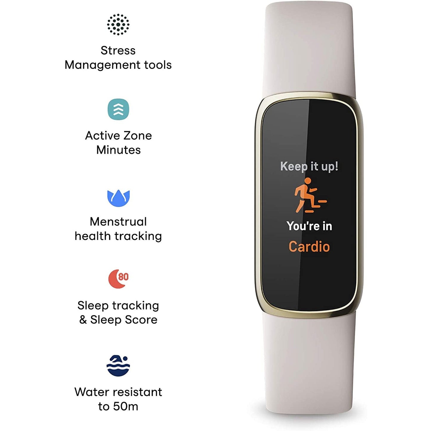 Fitbit Luxe - Lunar White/Soft Gold - Fitbit