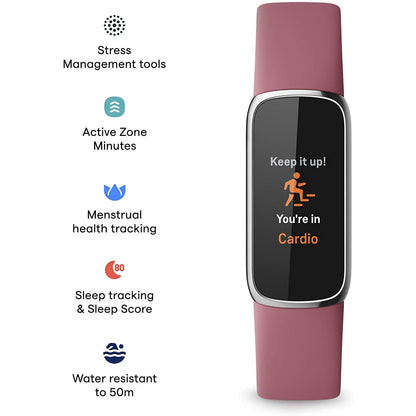 Fitbit Luxe - Orchid/Platinum - Fitbit