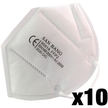 FFP2 Certified Face Mask / Respirator x 10 - Discontinued