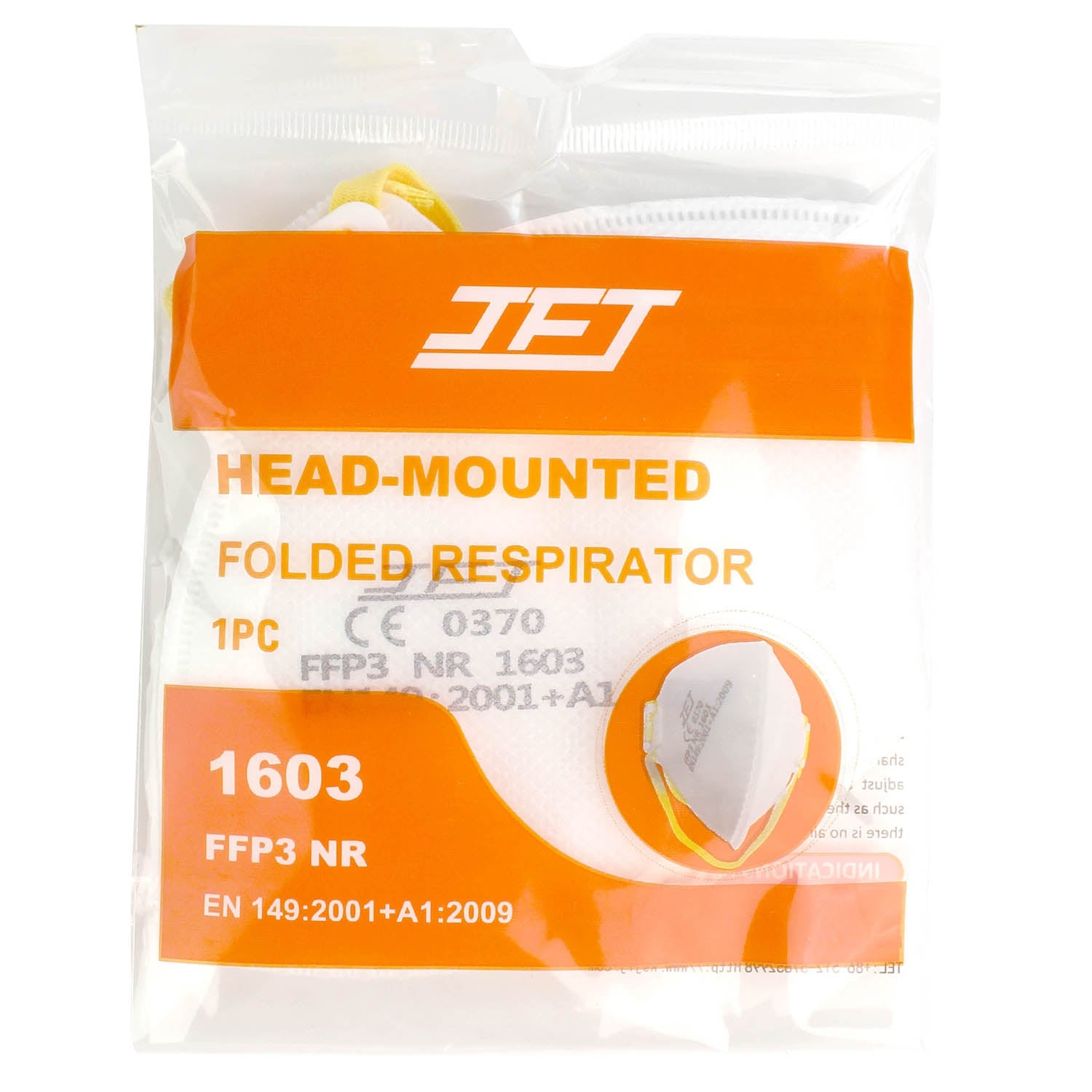 FFP3 Respirator Face Mask - Unvalved - Pack of 40 - Discontinued