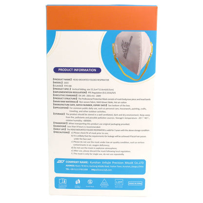 FFP3 Respirator Face Mask - Unvalved - Pack of 40 - Discontinued