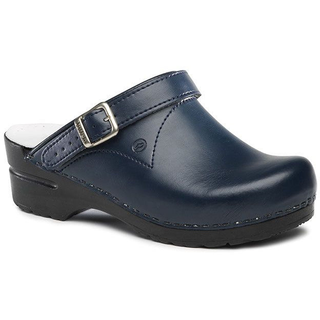 Flexiklog Unisex Flexible Clog with Elasticated Heel Strap - Navy - 