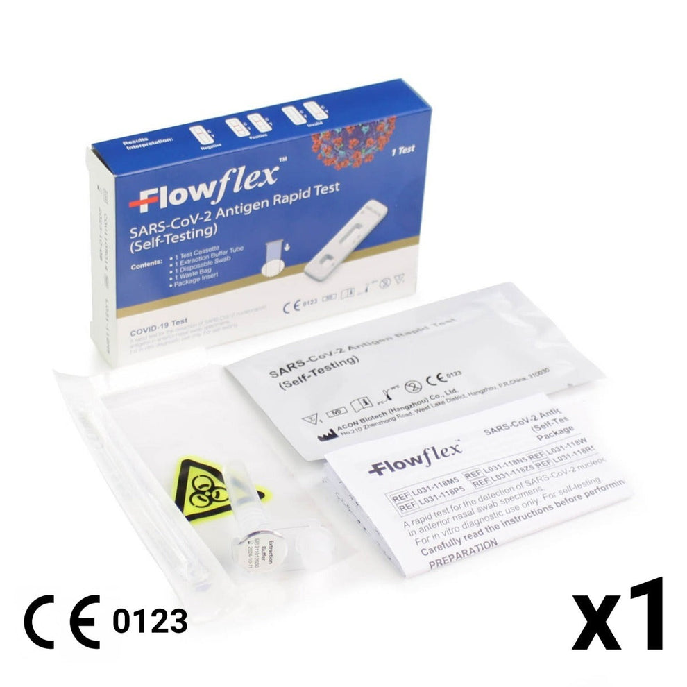 Flowflex Coronavirus Test SARS-CoV-2 Antigen Rapid - Single [Self ...