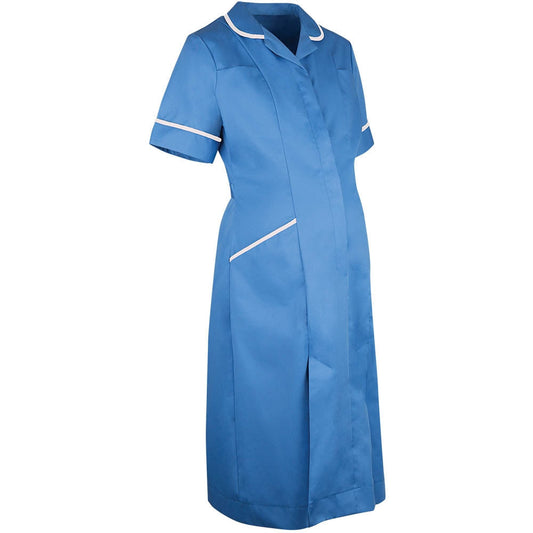 Boyd Cooper Maternity Classic Collar Dress - Hospital Blue - 
