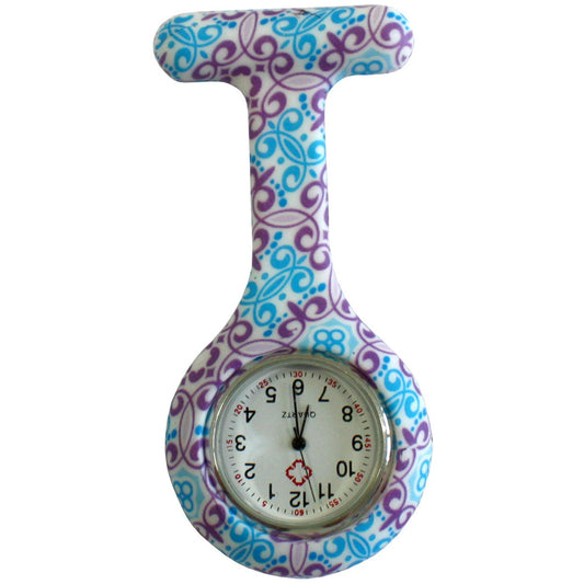 Nurses Fob Watch - Paisley Swirls