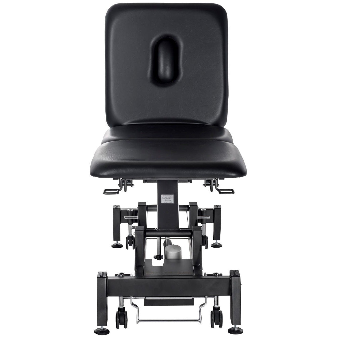 STABIL Pro 3-Section Electric Treatment Table / Black Frame / Black Upholstery - Stabil