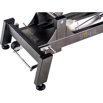 STABIL 7-Section Electric Treatment Table / Black Frame / Black Upholstery - Stabil