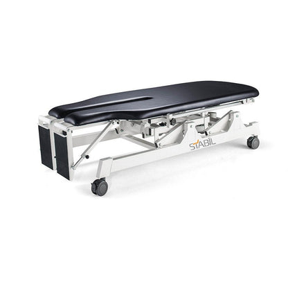 STABIL Altitude Electric Tilt-Table / White Frame / Blue Upholstery - Stabil