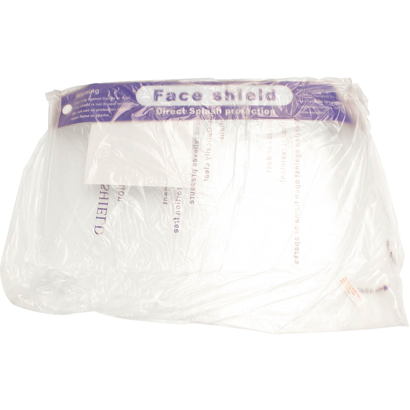 Face Shield Visor - Pack Of 200 [PPE CAT III] - Discontinued