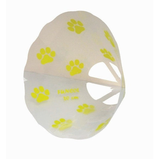Funcol Collar Yellow Paws 20cm x pack of 12