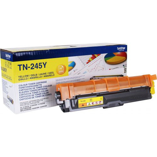 Brother TN245Y Yellow Highgh Yield Toner - Compatible - Brother