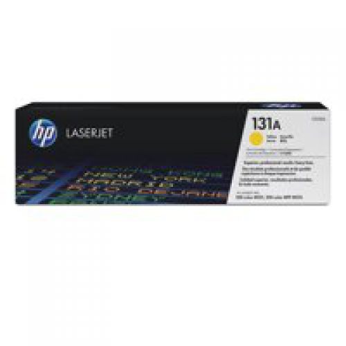 HP Laserjet Pro 200 M276 Yellow CF212A Toner 131A also for Canon 731Y - Compatible - Remanufactured - HP