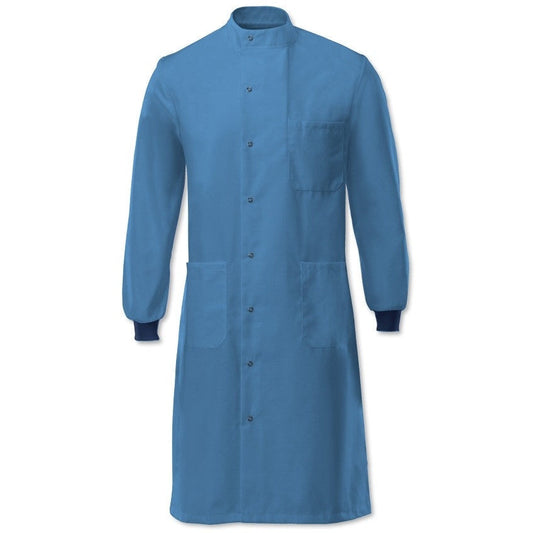 Unisex "Howie" Asymmetrical Stud Front Laboratory Lab Coat - 