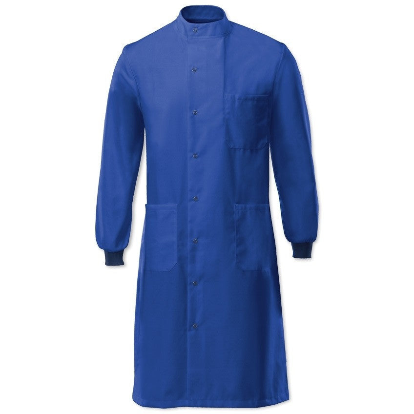 Unisex "Howie" Asymmetrical Stud Front Laboratory Lab Coat - 