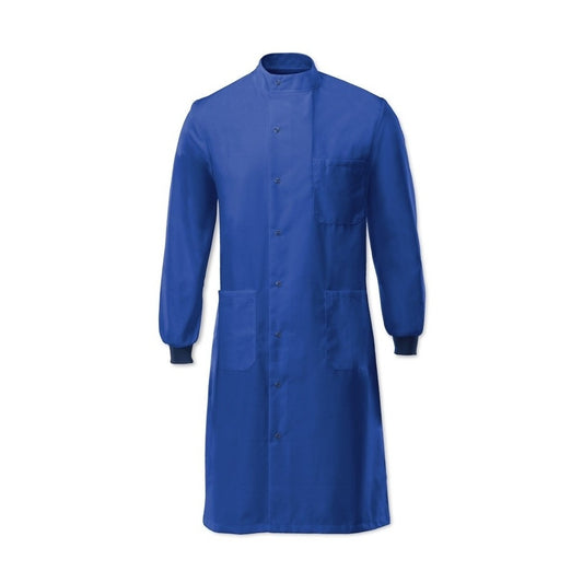 Unisex "Howie" Asymmetrical Stud Front Laboratory Lab Coat - 