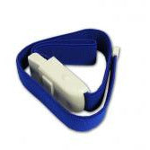 Blue Elastic Tourniquet with White Clasp