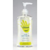 Clinell Instant Hand Sanitiser 250ml with Pump Case of 24