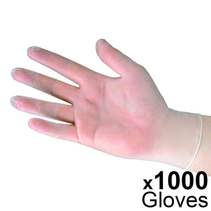 Bodyguards Powder Free Vinyl Gloves Small per Case of 1000