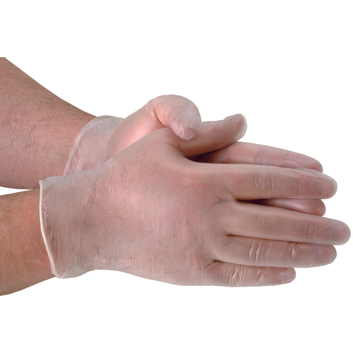 Bodyguards Clear Vinyl Powder Free Gloves - Medium, Non-Medical x 1,000 - 