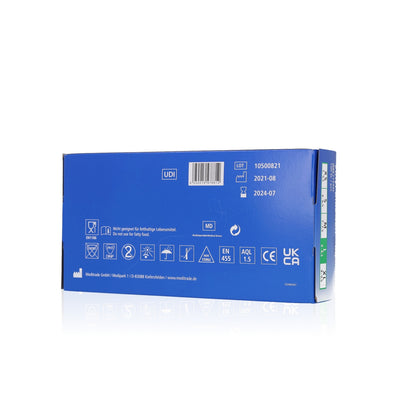 Blue Vinyl Gloves Large - Box of 100 - Meditrade