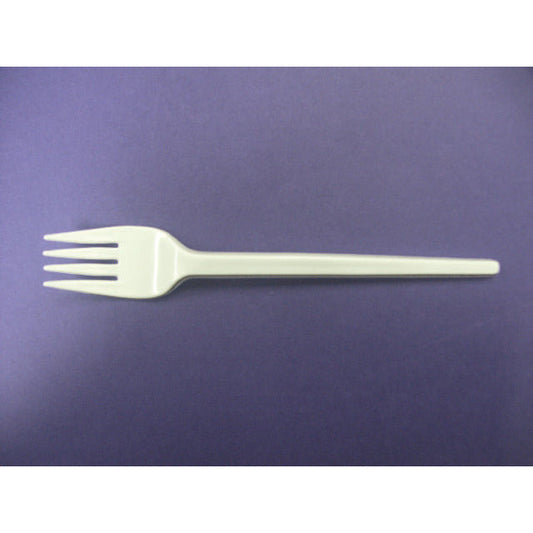 Good2Go Standard Plastic Fork White x 1000