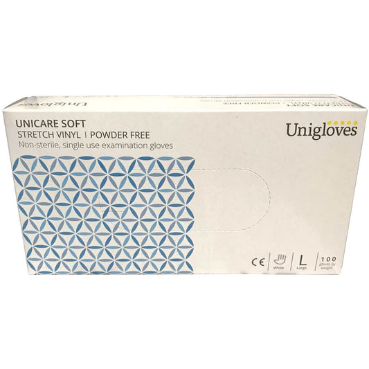 Powder Free Vinyl Gloves - Medium - Box Of 100 - DTC