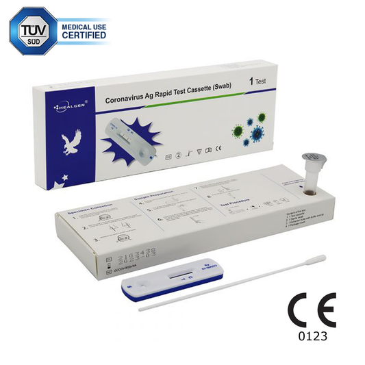 Healgen COVID-19 Rapid Antigen Self Test Kit (x1 Single Kit) - Healgen