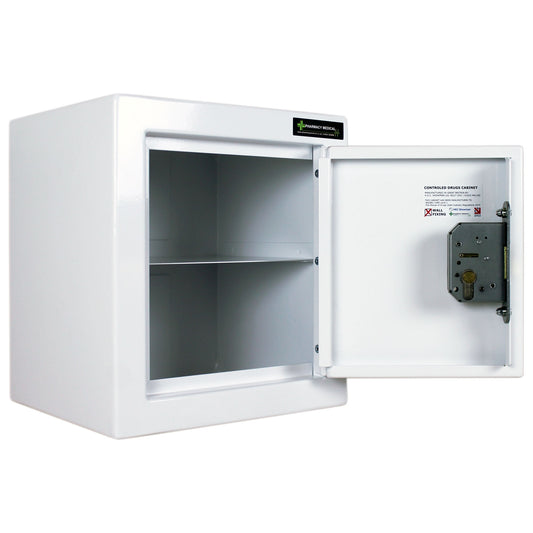 Controlled Drugs Cabinet 335 X 300 X 270mm | 1 Shelf (Removable) | R/H Hinge / Warning Light - HEC Cabinets