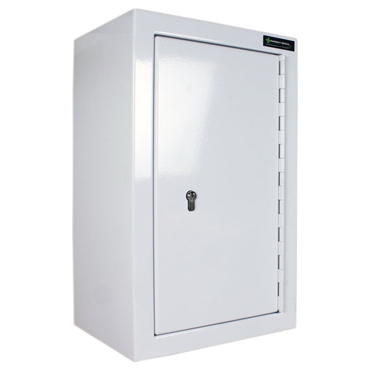 Controlled Drugs Cabinet 550 X 335 X 270mm | 2 Shelves (Adjustable) | R/H Hinge / Warning Light - HEC Cabinets