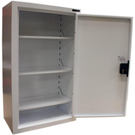 Controlled Drugs Cabinet 850 X 500 X 300mm | 3 Shelves (Adjustable) | L/H Hinge / Warning Light