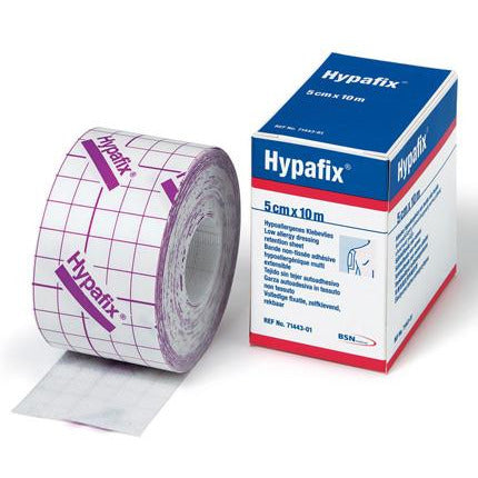 Hypafix 5.00cm X 10m Roll Hypoallergenic Dressing Retention Tape