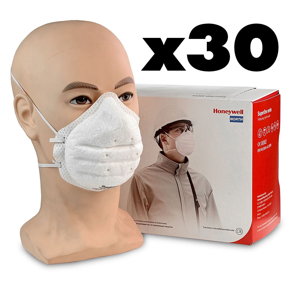 Honeywell FFP2 Face Masks - SuperOne 3205 Respirator - Box of 30 - Discontinued