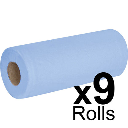 Essentials Blue Couch Roll 20" - 2ply - 50m x 500mm - Case of 9