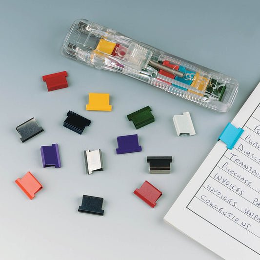 Rapesco Supaclip 40 Refill Clips Multicoloured (Pack of 150) - Rapesco