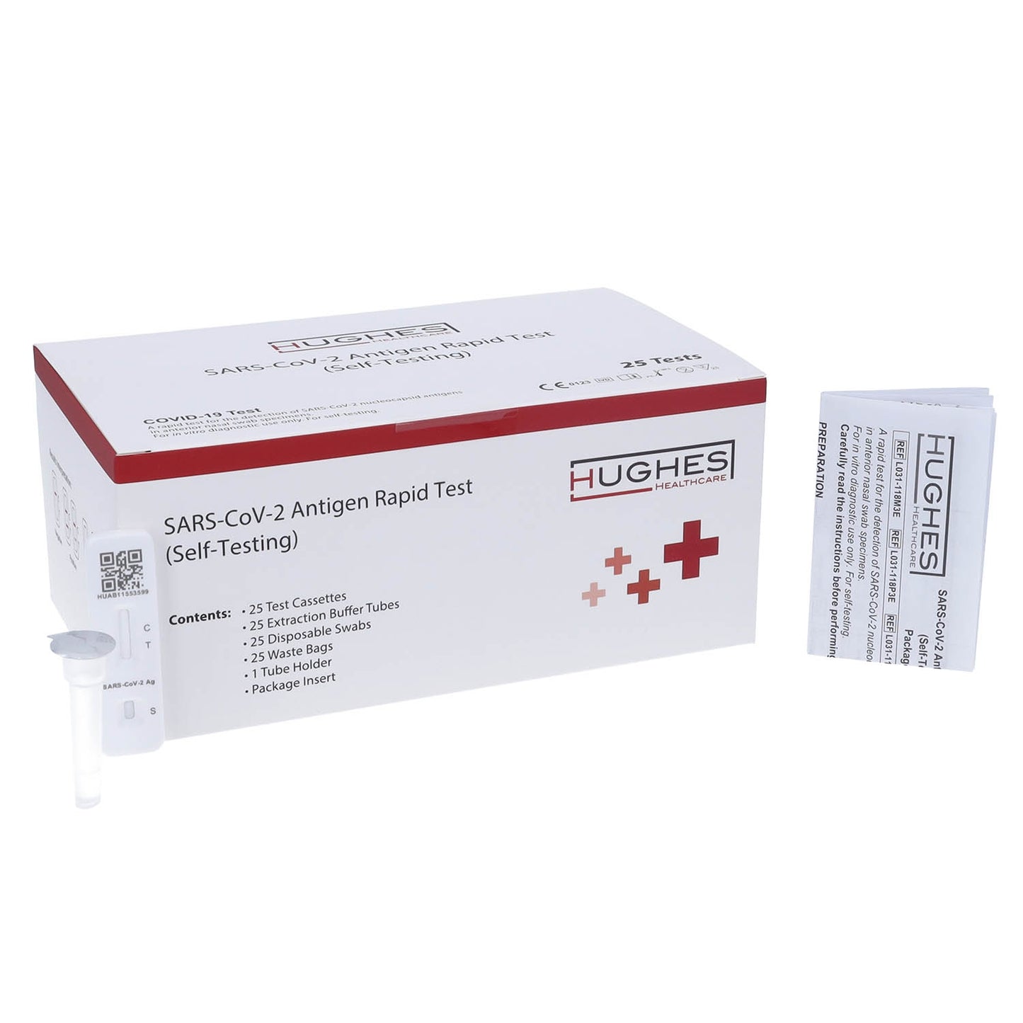 Hughes Healthcare Antigen Test - COVID 19 Test Kit x 25